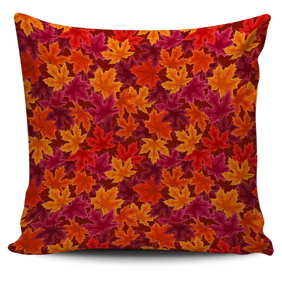 Autumn Maple Leaf Pattern Pillow Cover