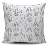 Hand Painting Watercolor Lavender Pillow Cover