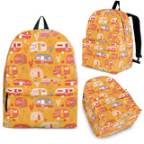 Camper Van Pattern Print Design 04 Backpack