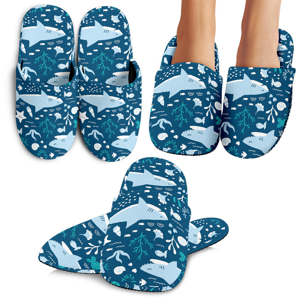 Cute Shark Pattern Slippers