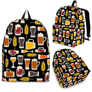 Beer Type Pattern Backpack