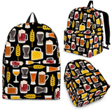 Beer Type Pattern Backpack