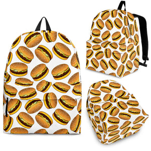 Hamburger Pattern Print Design 03 Backpack
