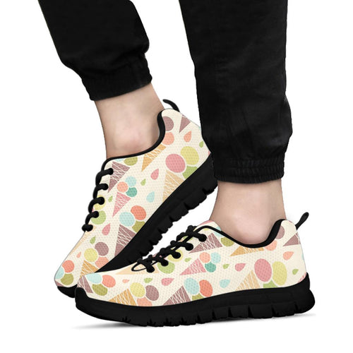 Ice Cream Cone Pattern Women'S Sneaker Shoes Pillow