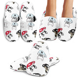 French Bulldog Cup Paw Pattern Slippers