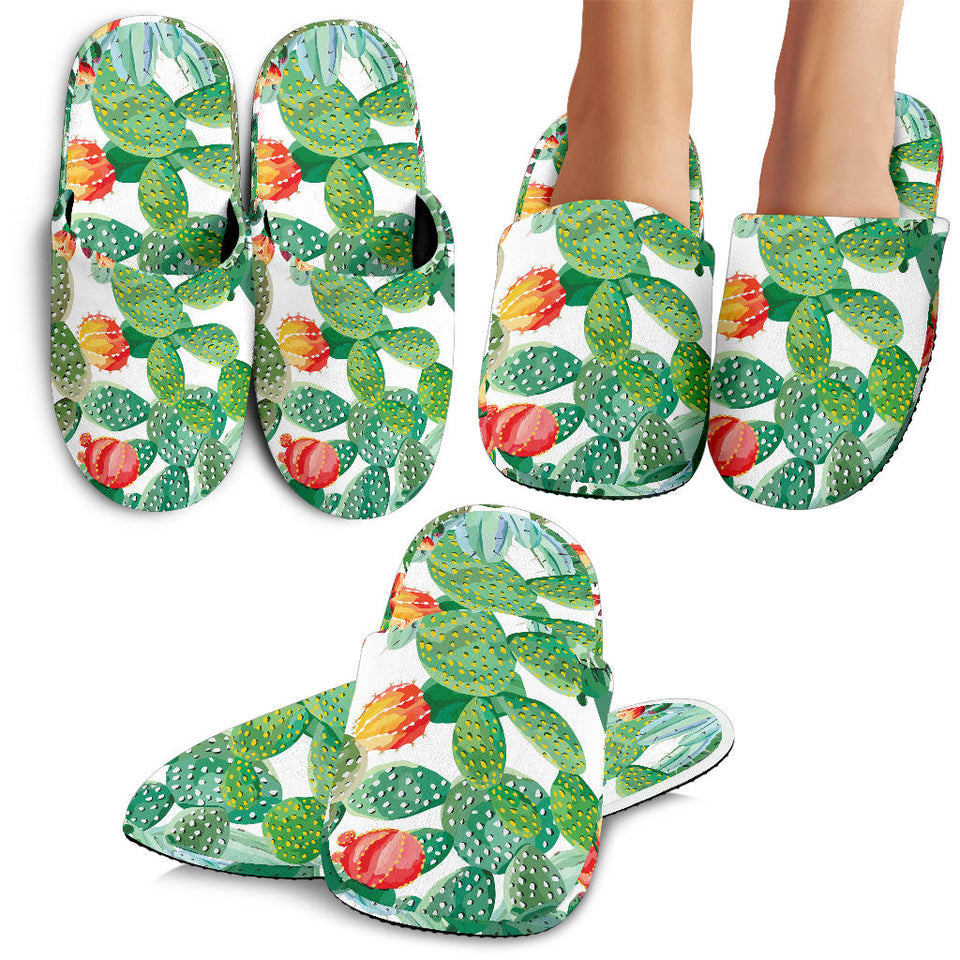 Cactus Design Pattern  Slippers