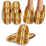 Egypt Hieroglyphics Pattern Print Design 04 Slippers