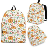 Lion Pattern Print Design 04 Backpack