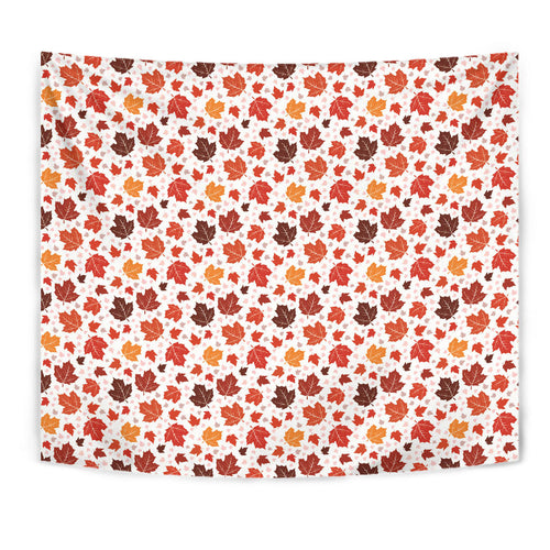 Colorful Maple Leaf Pattern Wall Tapestry