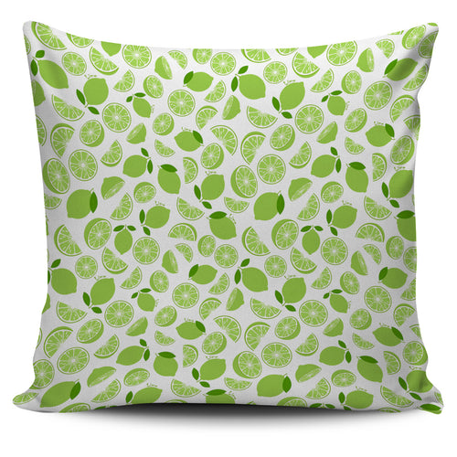 Lime Design Pattern Pillow Cover
