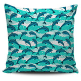 Dolphin Sea Pattern Pillow Cover