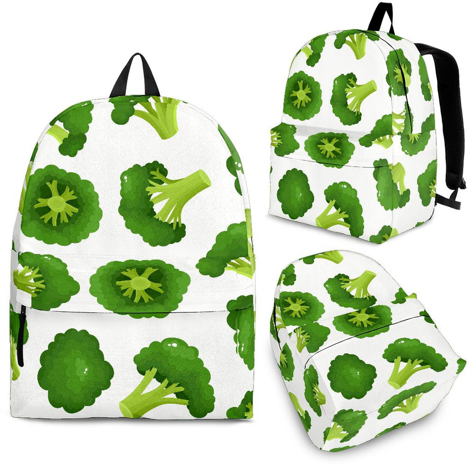 Cute Broccoli Pattern Backpack