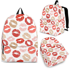 Lips Pattern Print Design 04 Backpack