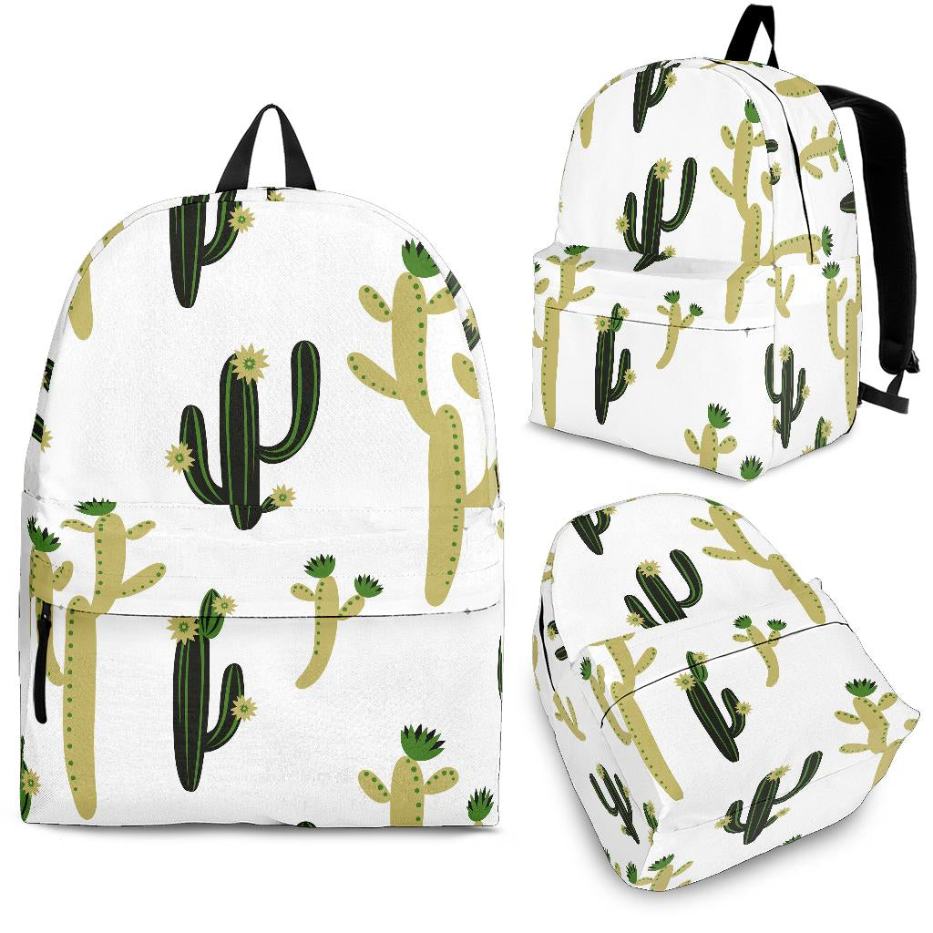 Cute Cactus Pattern Backpack