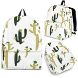 Cute Cactus Pattern Backpack