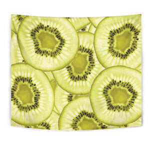 Sliced Kiwi Pattern Wall Tapestry