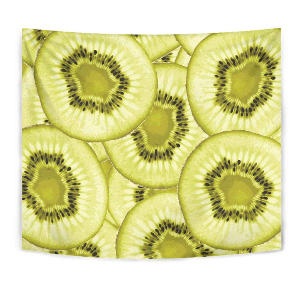 Sliced Kiwi Pattern Wall Tapestry