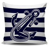 Pillow Cover - Stripe Anchor Ccnc006 Bt0170