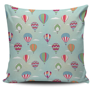 Hot Air Balloon Design Pattern Pillow Cover