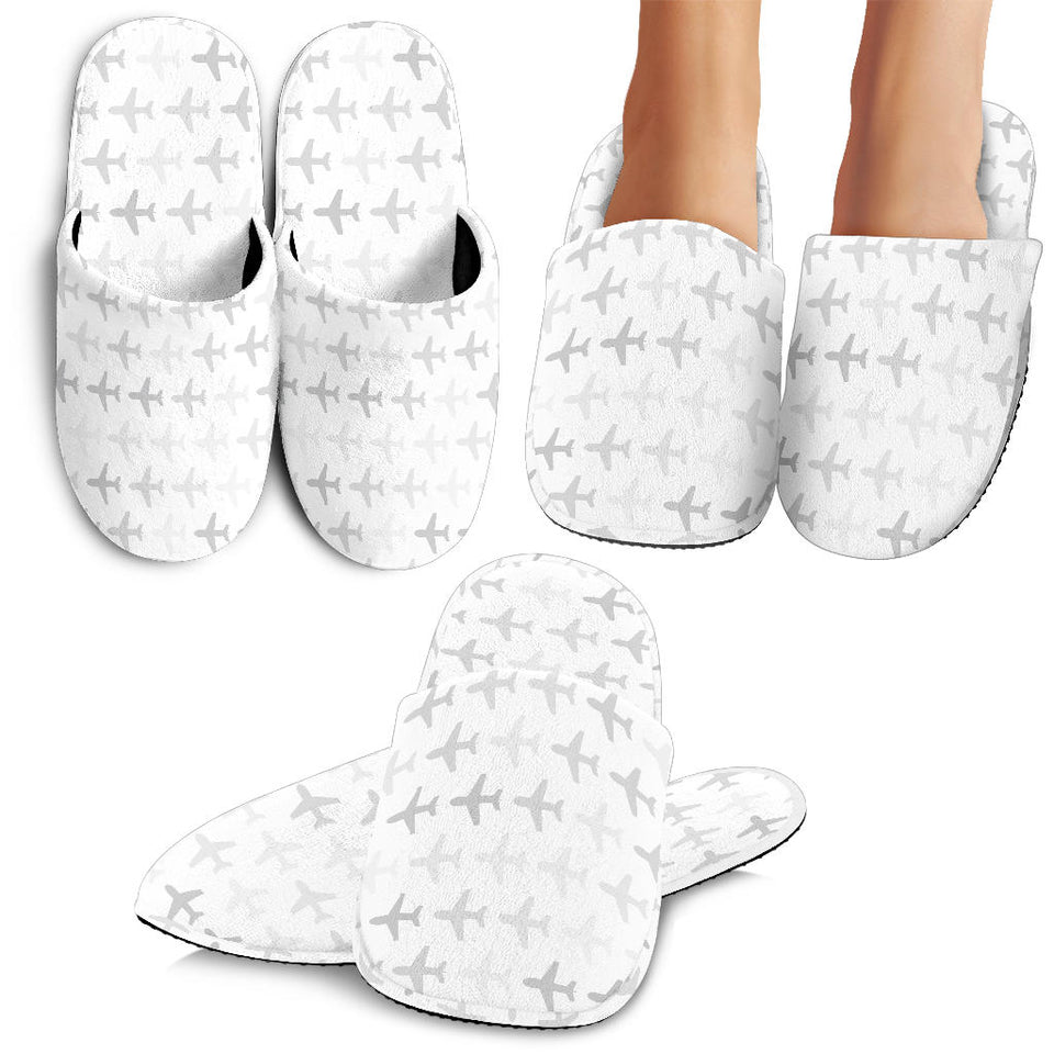 Airplane Print Pattern Slippers