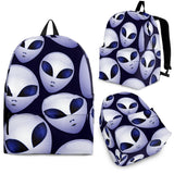 Alien Pattern Print Design 01 Backpack