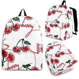 Hand Drawn Cherry Pattern Backpack
