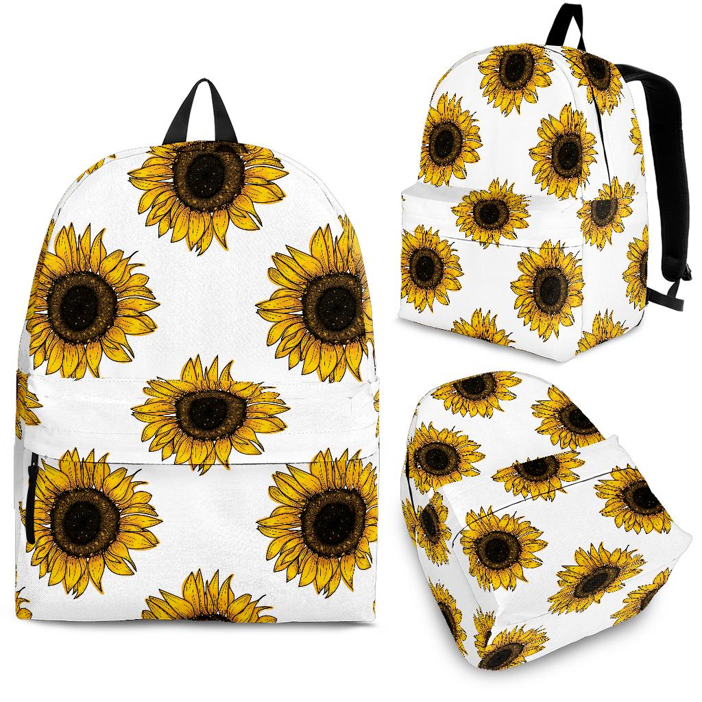 Sunflowers Design Pattern Backpack