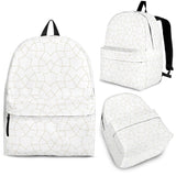 Arabic White Pattern Backpack