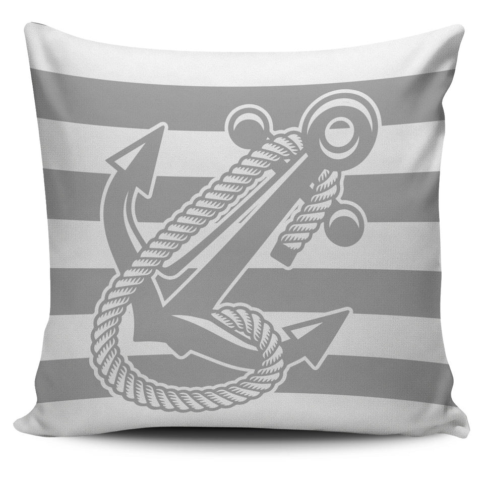 Pillow Cover - Stripe Anchor Ccnc006 Bt0170