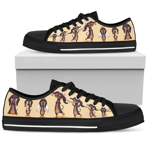 Dachshund Women'S Low Top Shoe