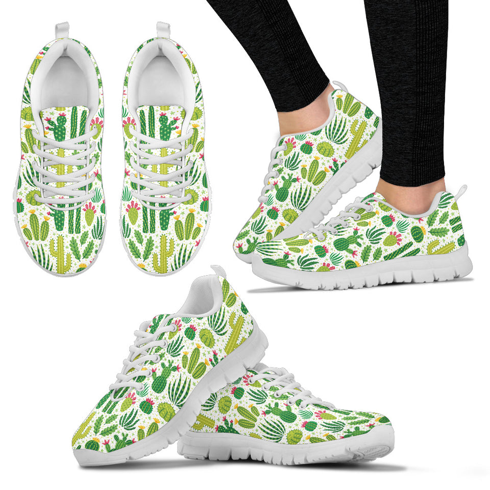 Cactus Pattern  Women'S Sneaker Shoes