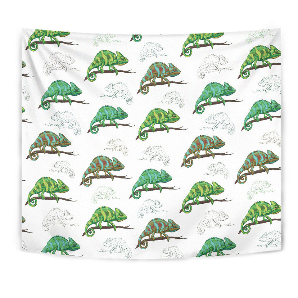 Chameleon Lizard Pattern Wall Tapestry
