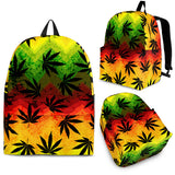 Canabis Marijuana Weed Pattern Print Design 03 Backpack