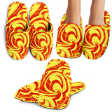 Fire Flame Design Pattern Slippers