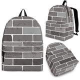 Brick Printed Pattern Print Design 05 Backpack
