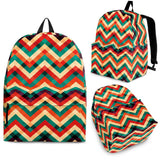 Zigzag  Chevron Colorful Pattern Backpack
