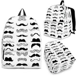 Mustache Beard Pattern Print Design 04 Backpack
