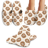 Lion Pattern Print Design 01 Slippers