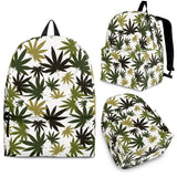 Canabis Marijuana Weed Pattern Print Design 05 Backpack