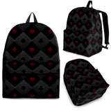 Casino Cards Suits Pattern Print Design 05 Backpack