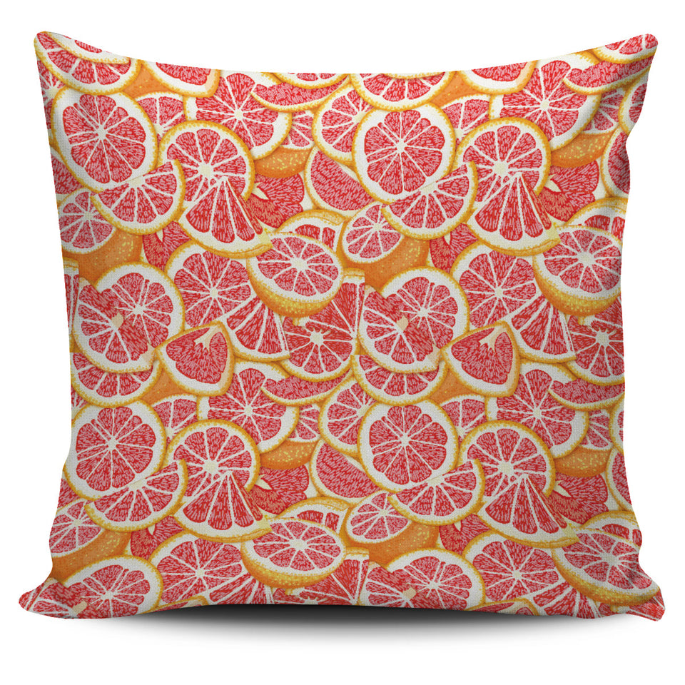 Tropical Grapefruit Pattern Pillow Cover