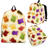 Bread Toast Pattern Print Design 02 Backpack