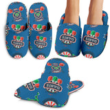 Darts Pattern Print Design 02 Slippers