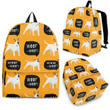 Bull Terrier Pattern Print Design 03 Backpack