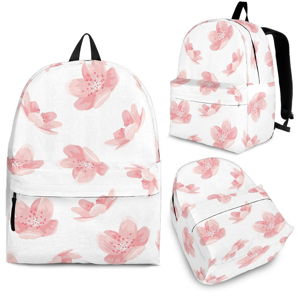 Pink Sakura Cherry Blossom Pattern Backpack