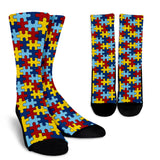 Autism Awareness Socks - Black