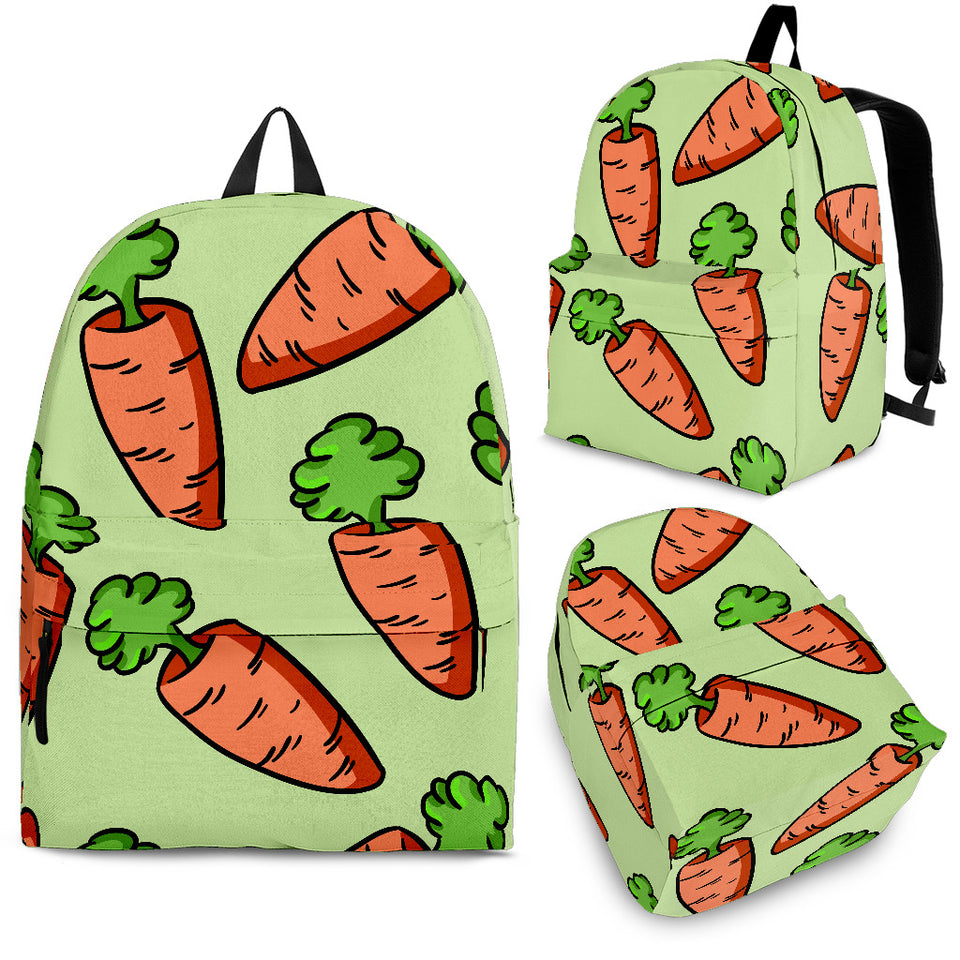 Carrot Pattern Print Design 05 Backpack