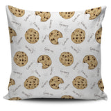 Sketch Style Cookie Pattern Pillow Cover