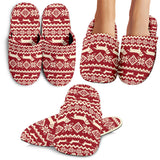 Dachshund Nordic Pattern Slippers
