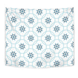 Nautical Steering Wheel Chain Wall Tapestry